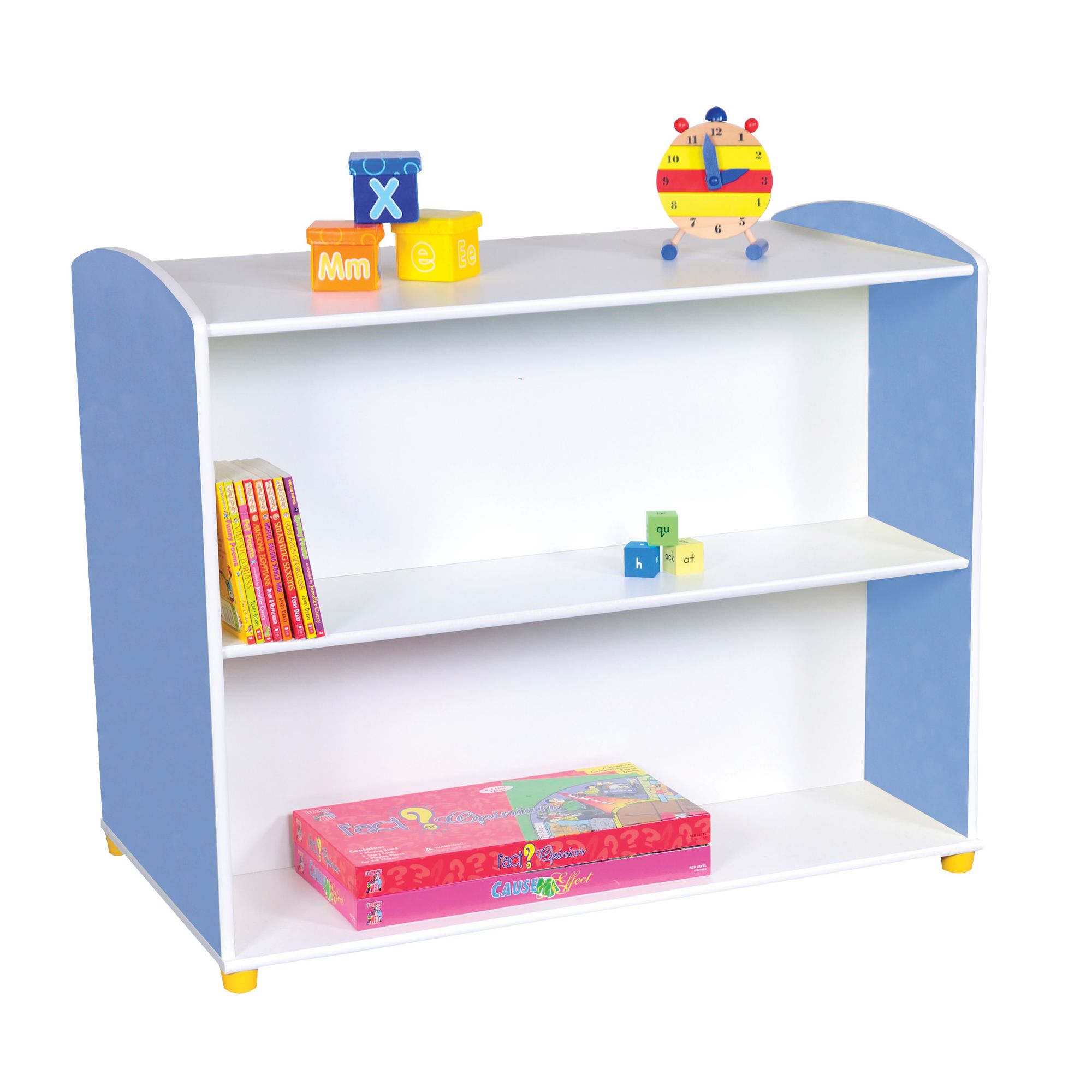 Liberty House Toys Elite Double Sided Straight Unit with 2 Shelves at Tesco Direct