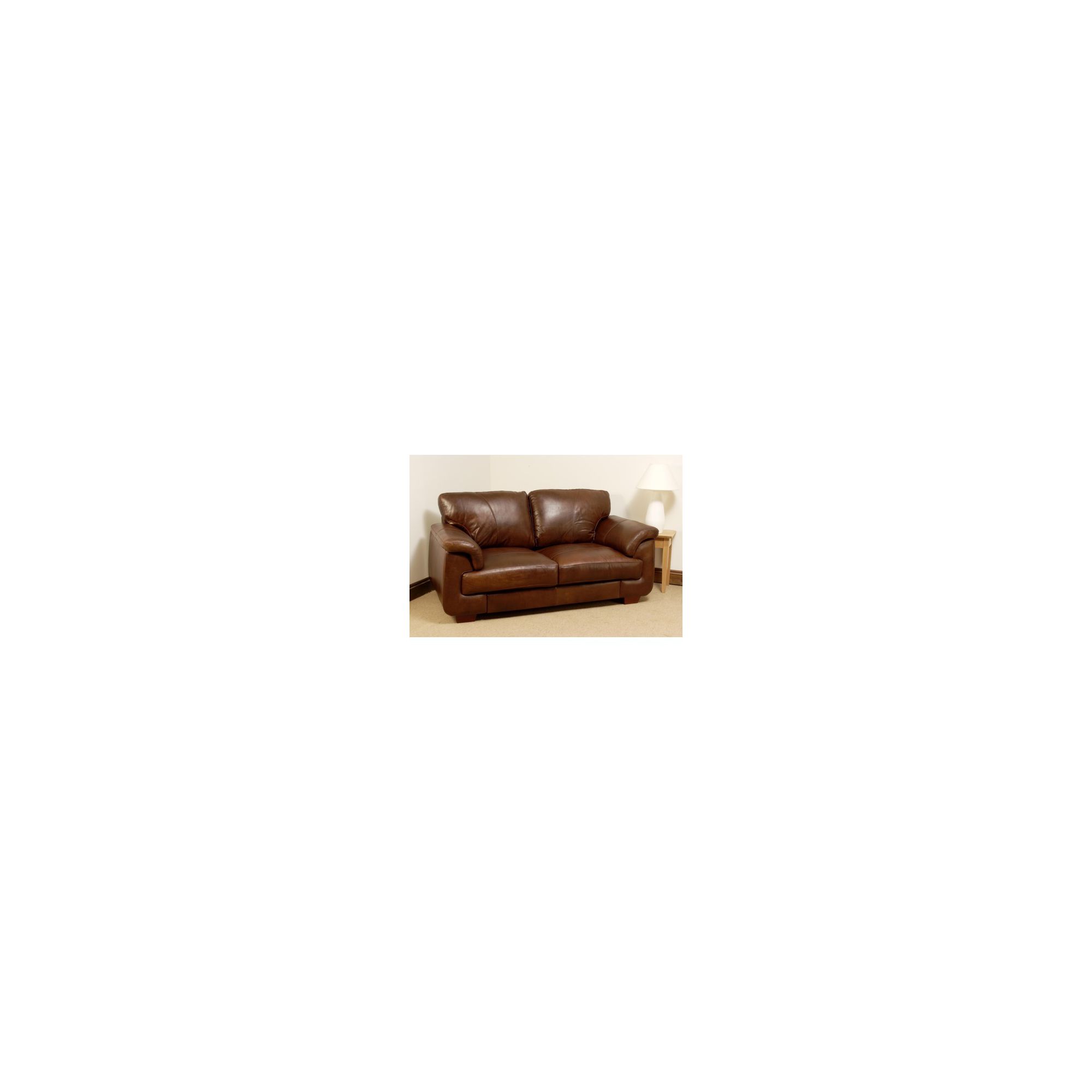 Hawkshead Isabella Aniline Leather Two Seater Sofa at Tesco Direct