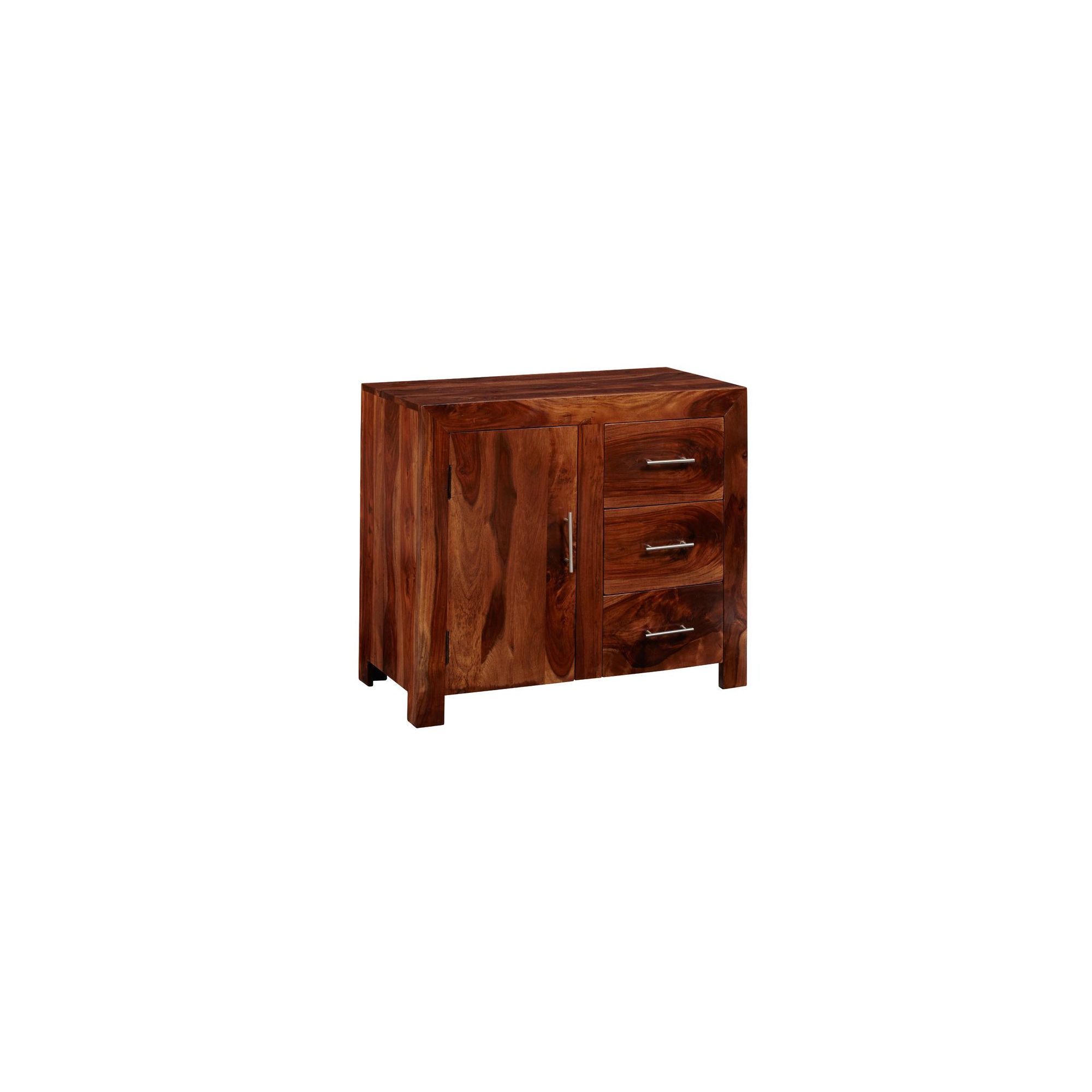 Indian Hub Cube Sheesham 88cm Sideboard at Tesco Direct