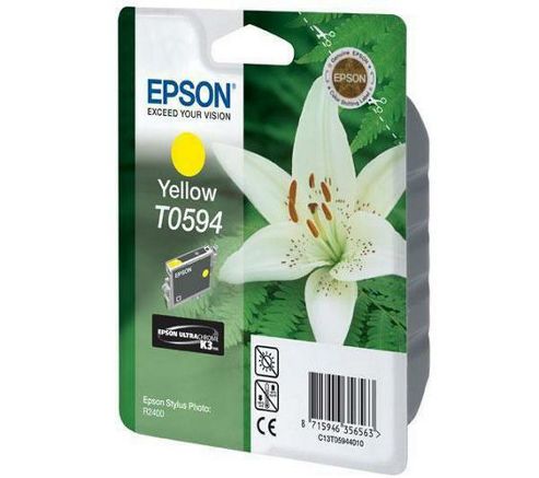 Image of Epson T059 Yellow Ink Cartridge For Stylus R2400 Printer