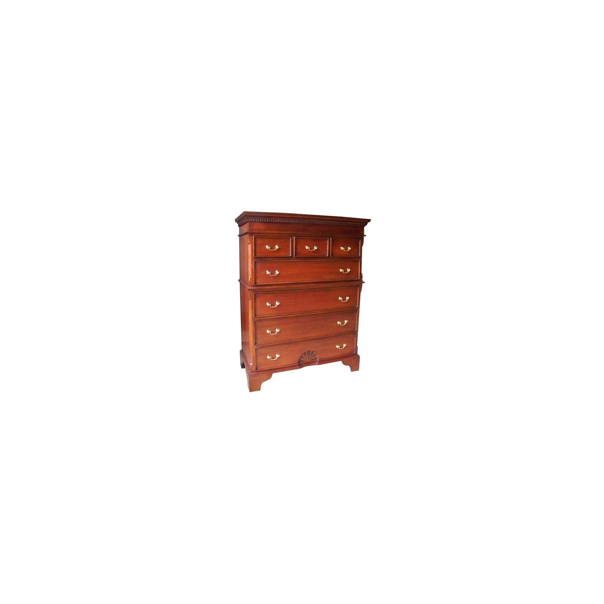 Lock stock and barrel Mahogany Chest in Mahogany - Wax at Tesco Direct