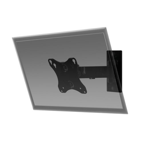 Image of Peerless Prmp140 Small Pivot Tv Wall Mount For 10 Inch - 24 Inch Tv In Black