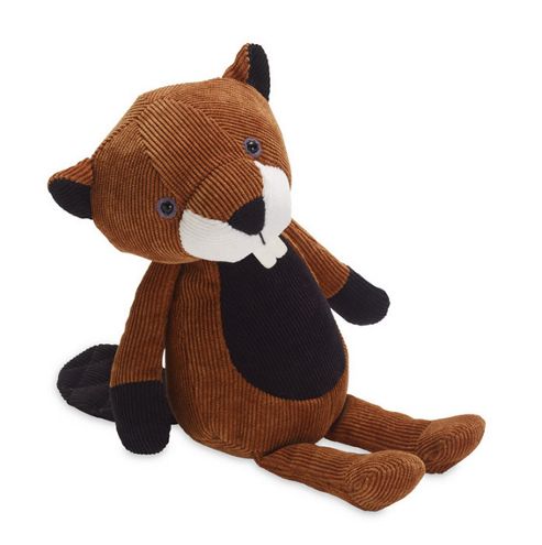 Image of Folksy Foresters Beaver Soft Toy By Manhattan Toy 0m+