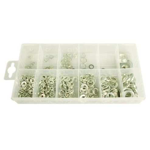 Image of 350-piece Lock And Flat Washer Set