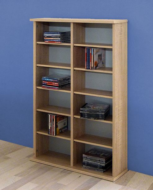 Image of Vcm Ronul Cd / Dvd Tower - Cherry