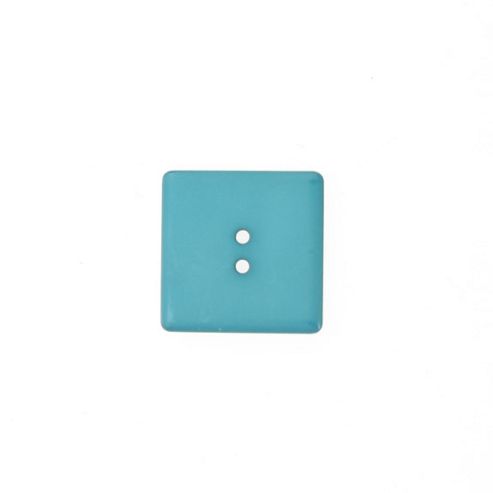 Image of Buttons 25mm - Turquoise Square 2 Hole