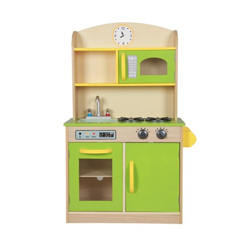 Image of Wooden Deluxe Kitchen By Teamson Classic Suitable From 3 Years+