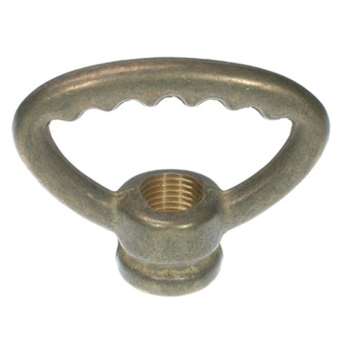 Image of Hoop Rings Notched Brass