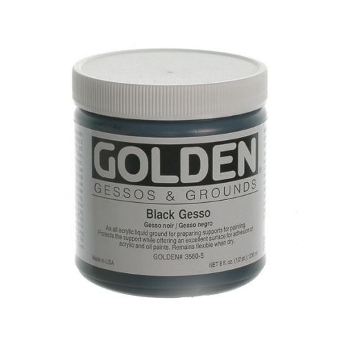 Image of Golden 236ml Black Gesso
