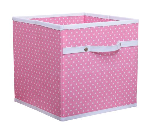 Image of Dotty Toy Box - Pink