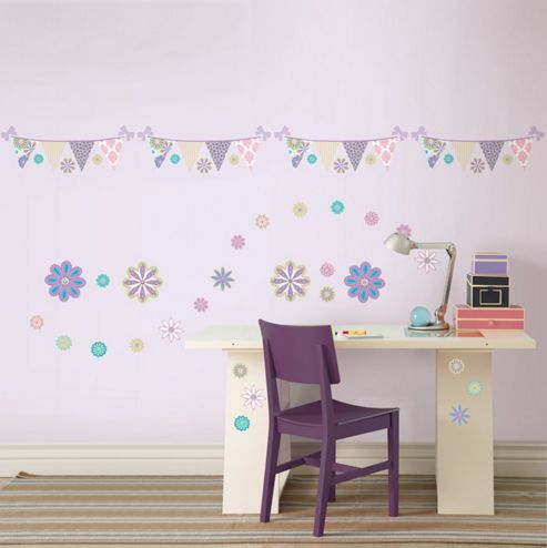 Image of Wallpops!kids Patchwork Daisy Kids Blox Wall Kit