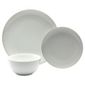 Boston 12 piece Dinner Set, Silver.