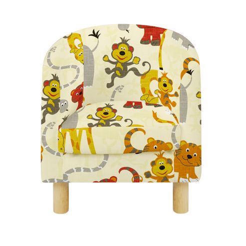 Image of Children's Tub Chair - Jungle Party