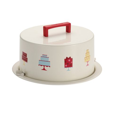 Image of Cake Boss 38cm Tin Plated Steel Cake Carrier
