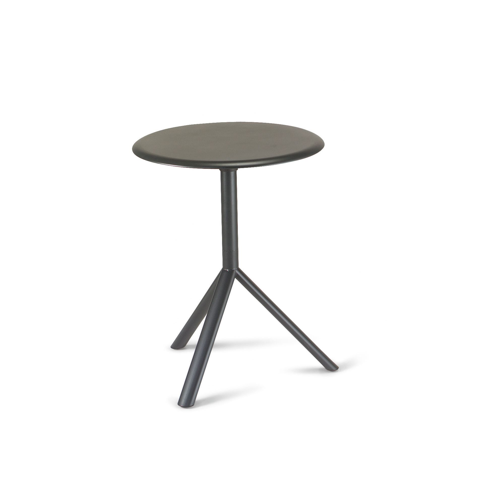 Plank Miura Round Table with High Pressure Laminate Top - 45cm - White at Tesco Direct