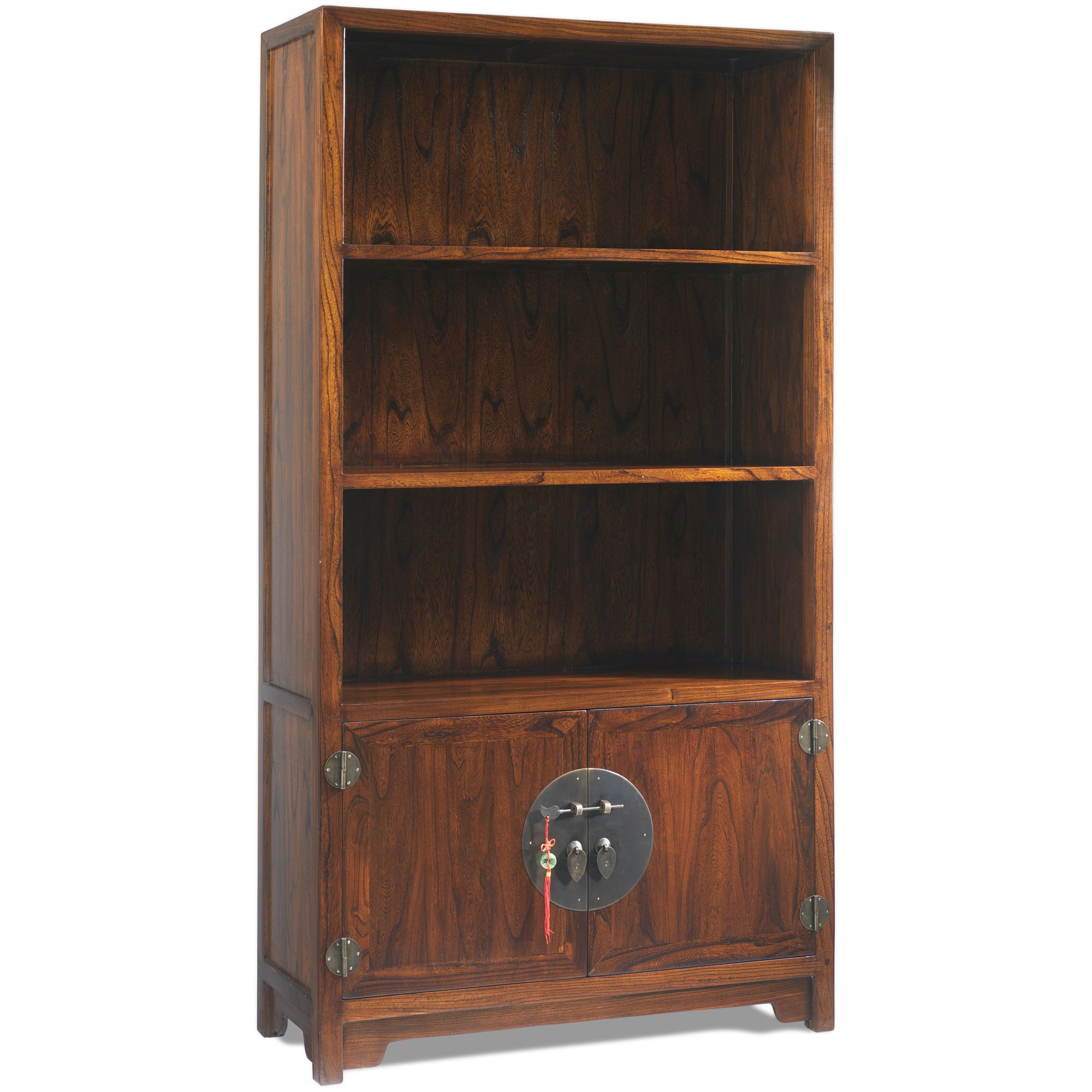 Shimu Chinese Classical Book Cabinet - Warm Elm at Tesco Direct