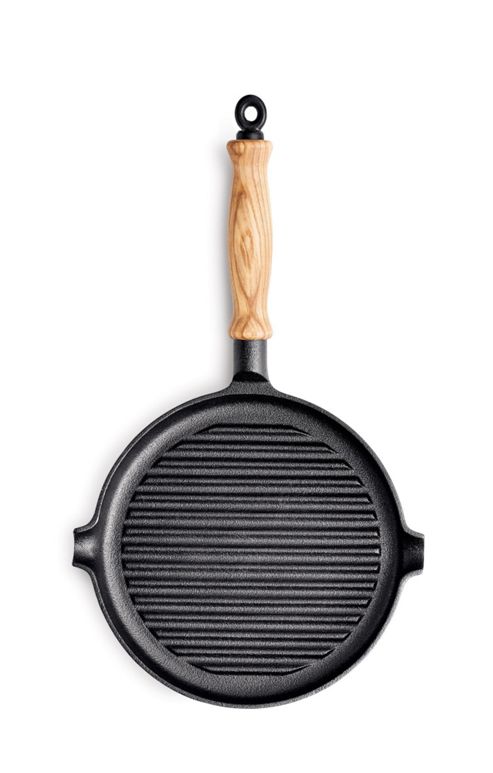 Image of Gense Grill Pans With Wooden Handle - 25cm