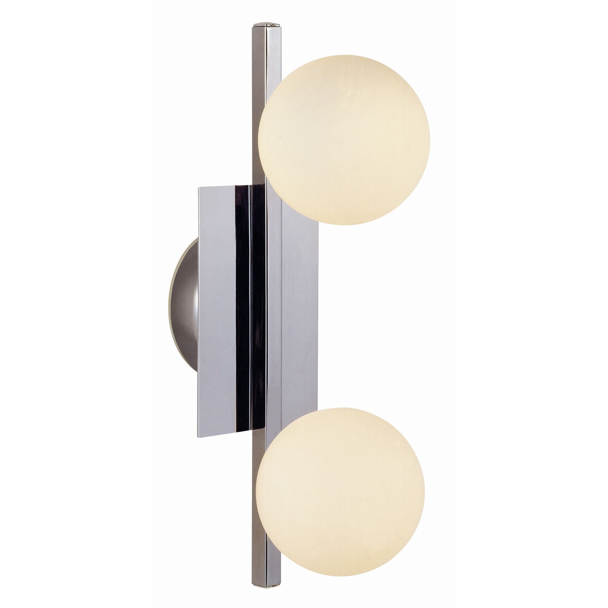 Home Essence Cardiff 2 Bulb Wall Light In Chrome