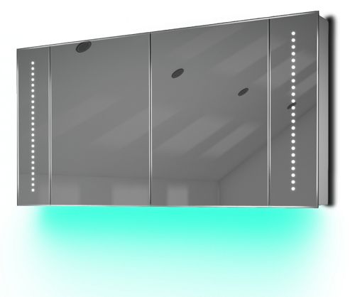 Image of Ambient Audio Bathroom Cabinet With Bluetooth, Shaver Socket & Sensor K125taud