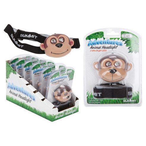 Image of Summit Adventures Led Animal Headlight Torch, Monkey