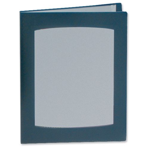 Image of Rexel Clearview Display Book 24 Pockets A4 Blue Ref 10320bu