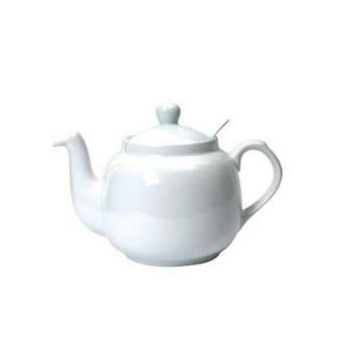 Image of London Pottery Farmhouse Filter Teapot, 4 Cup, White