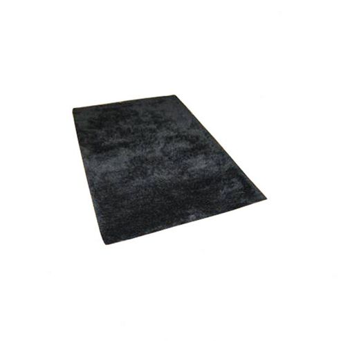 Image of Dandy Zanzibar Black Shag Rug - 90cm X 150cm