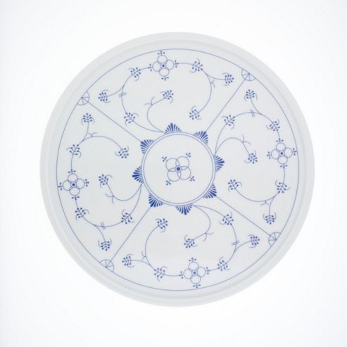 Image of Kahla Touch! Platter / Cake Platter In White / Blue