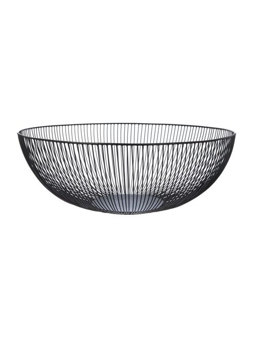 Image of Linea Black Wire Bowl, Large