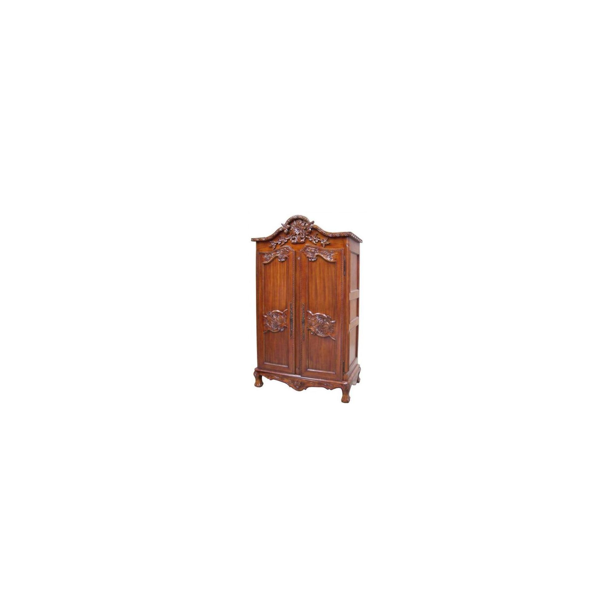 Lock stock and barrel Mahogany Colibry Armoire in Mahogany - Wax at Tesco Direct