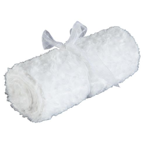 Image of Tesco Loves Baby Rose Blanket White