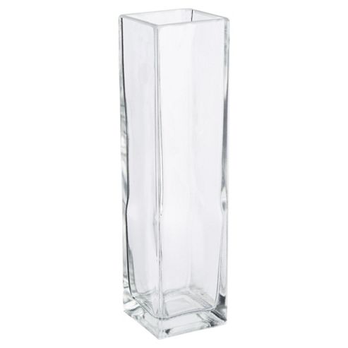Image of Tesco Rectangle Vase Clear