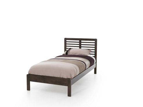 Image of Serene Furnishings Esther Bed Framestead - Single (3') - Walnut