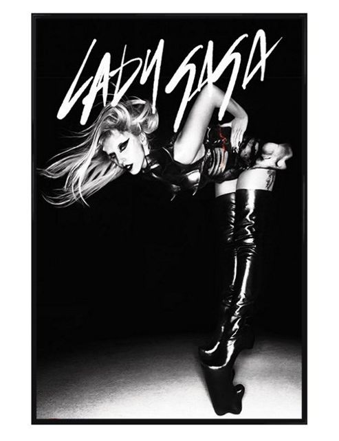 Image of Lady Gaga Gloss Black Framed Judas Poster