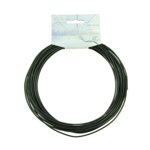 Image of Aluminium Wire 2.5mm Black