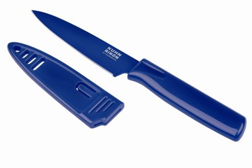 Image of Kuhn Rikon Colori 10cm Paring Knife - Blue