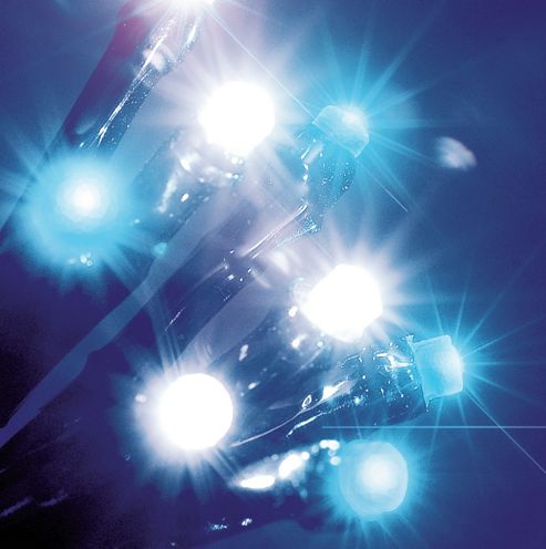 Image of Snowtime 240 Led Chaser Lights - Blue / White
