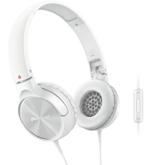 Image of Pioneer Semj522t Headphones With Microphone (white)
