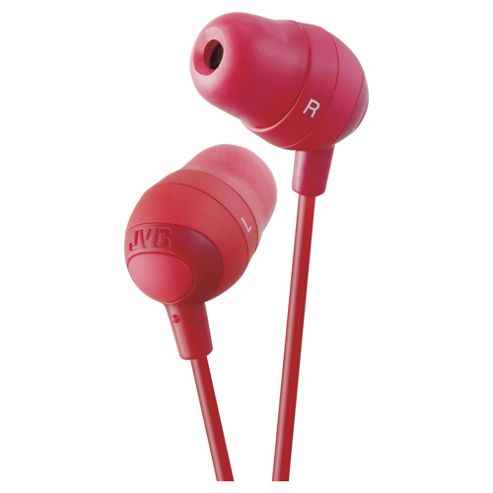 Image of Jvc Ha-fx30 Marshmallow Headphones, Red