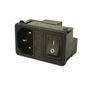 Fused Snap-In IEC Chassis Plug with Switch