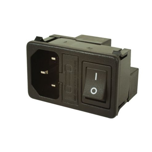 Image of Fused Snap-in Iec Chassis Plug With Switch