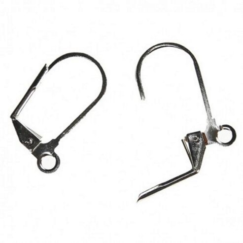 Image of Lever Back Earrings - Silver - 2 Pack