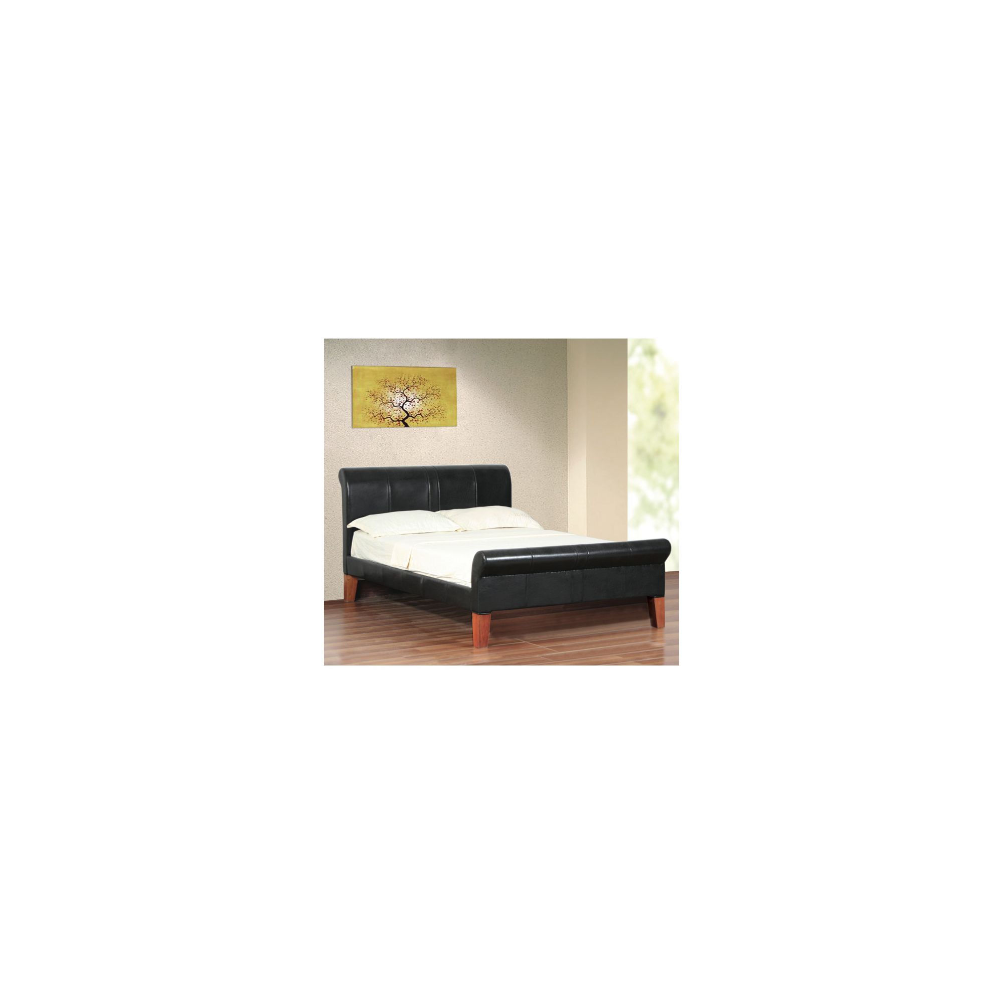 Elements Ottowa Bed - Brown - Double at Tesco Direct