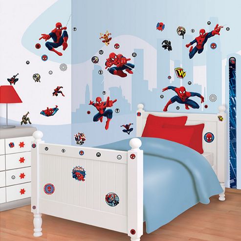 Image of Spiderman Room Decor Kit With Height Chart