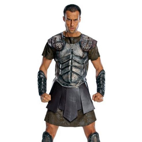 Image of Rubies Fancy Dress - Deluxe Clash Of The Titans Perseus -mens Uk Standard Fits Up To 44 Jacket Size