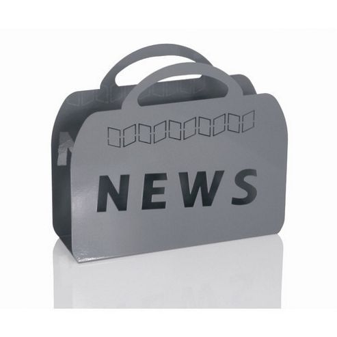 Image of Urbane Designs Magazine Rack - High Gloss Grey