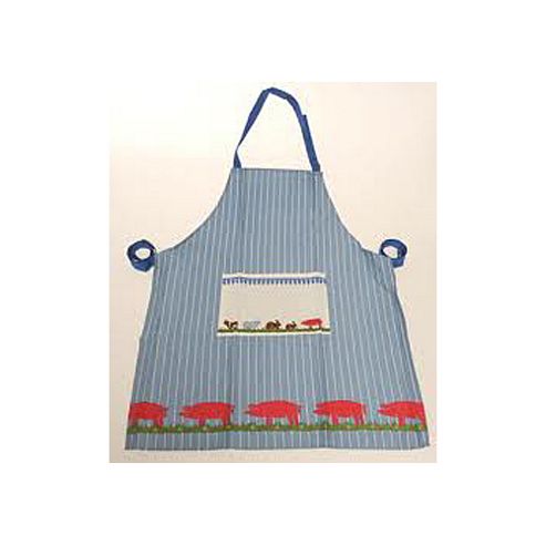 Image of Brixton Pottery Farm Animal Design Full Apron