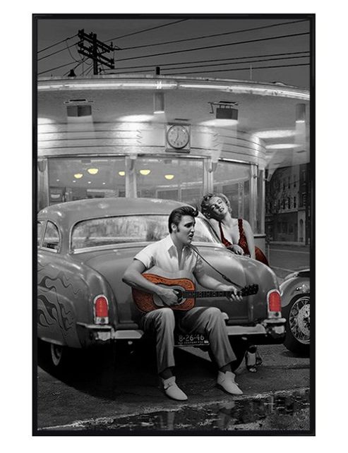 Image of Chris Consani Gloss Black Framed Legendary Crossroads Poster