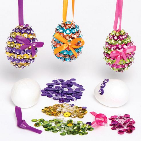Image of Easter Sequin Egg Kits (pack Of 3)