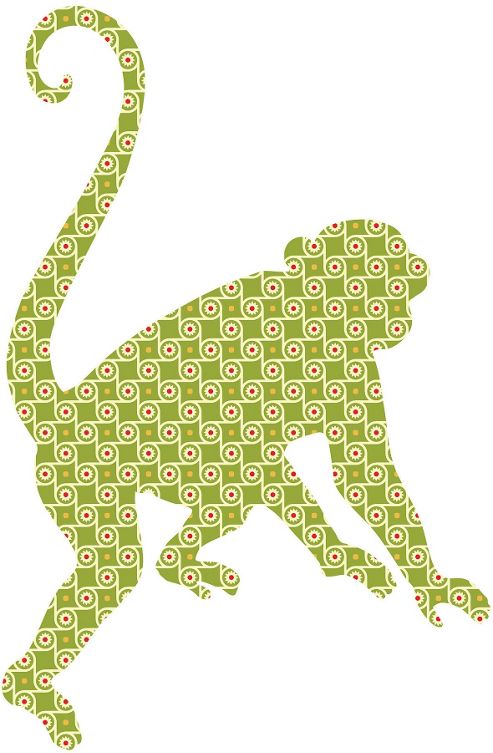 Image of Zoowallogy Antoinne The Monkey Wall Art